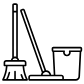 cleaning tools icon