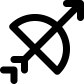 bow and arrow icon