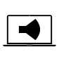 Laptop volume icon