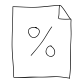 percent document icon