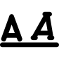 font style icon