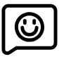 positive text icon