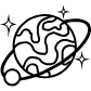 Exoplanet icon