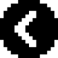 arrow left circle pixel icon
