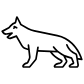 german shepherd icon