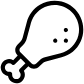 chicken drumstick icon