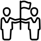 Teamwork success icon