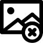 Delete Picture icon