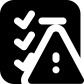 warning checklist icon