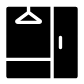 decluttered closet icon