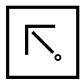 Corner left icon