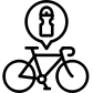 Bicycle bottle icon