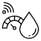 smart water meter icon