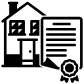 House certificate icon