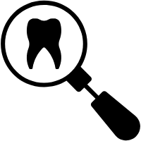 tooth search Icon 7922071