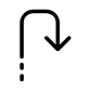 turn back arrow icon