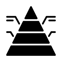 pyramid chart Icon 7959909