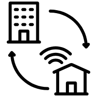 hybrid work Icon 7969105