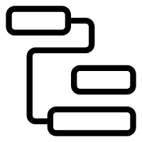 workflow gantt chart icon