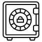 secure safe icon