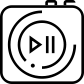 Apple ipod shuffle icon