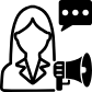 announcement speech icon