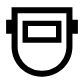 welding shield icon