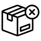 rejected package icon