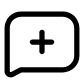message square plus add icon