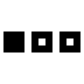 more menu square vertical icon