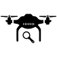 search drone icon