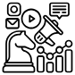 Campaign strategy icon