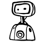 Tv robot icon
