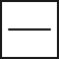 Minus icon