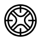 abstract geometry circle icon