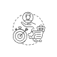 Customer targeting icon