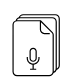 voice document icon
