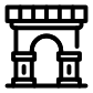 roman arch icon