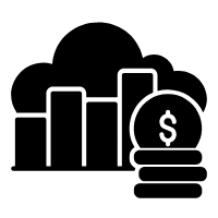 Cloud business icon