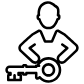 key person icon