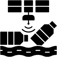 Satellite tracking icon