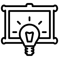 Idea presentation icon