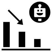 cost reduction icon