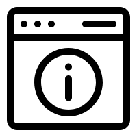 website information icon