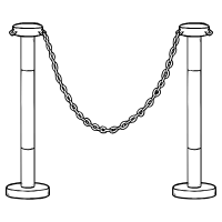 chain barrier Icon 8499115