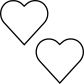 two hearts icon