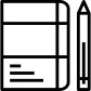 Notebook and Pen icon