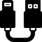 Lightning to USB icon