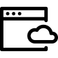 Browser cloud icon