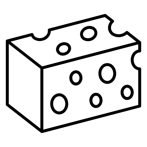 a piece of cheese icon